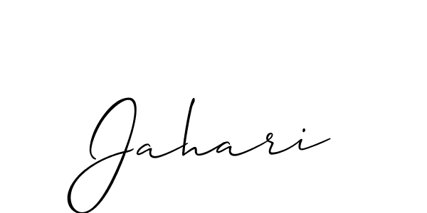 How to make Jahari name signature. Use Allison_Script style for creating short signs online. This is the latest handwritten sign. Jahari signature style 2 images and pictures png