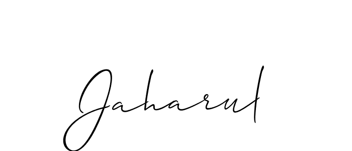 It looks lik you need a new signature style for name Jaharul. Design unique handwritten (Allison_Script) signature with our free signature maker in just a few clicks. Jaharul signature style 2 images and pictures png