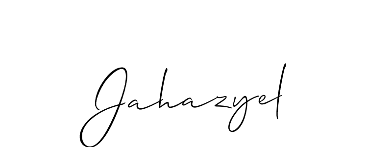 Make a beautiful signature design for name Jahazyel. Use this online signature maker to create a handwritten signature for free. Jahazyel signature style 2 images and pictures png