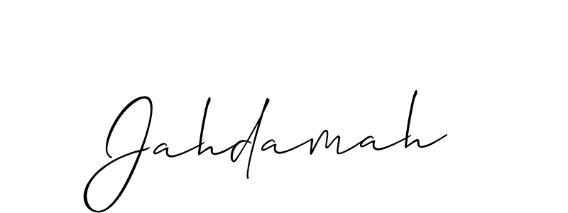 Similarly Allison_Script is the best handwritten signature design. Signature creator online .You can use it as an online autograph creator for name Jahdamah. Jahdamah signature style 2 images and pictures png