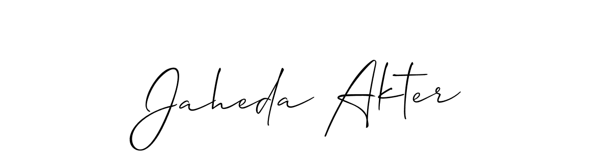 Make a beautiful signature design for name Jaheda Akter. Use this online signature maker to create a handwritten signature for free. Jaheda Akter signature style 2 images and pictures png