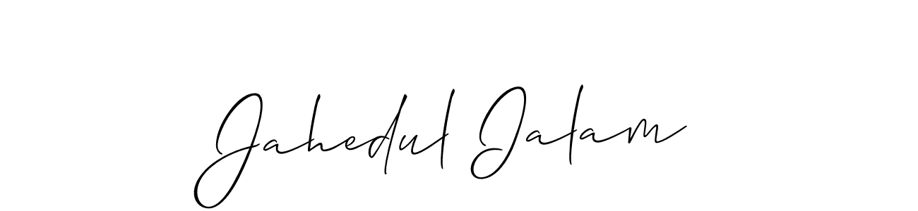 Create a beautiful signature design for name Jahedul Ialam. With this signature (Allison_Script) fonts, you can make a handwritten signature for free. Jahedul Ialam signature style 2 images and pictures png