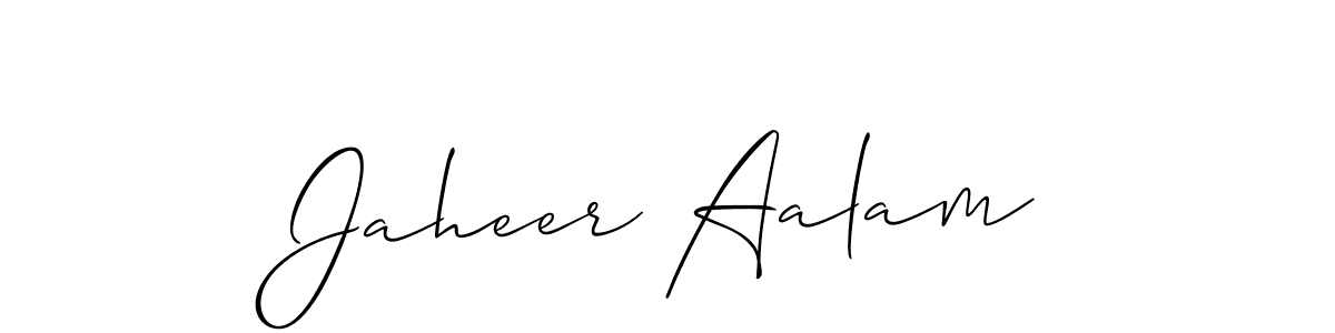if you are searching for the best signature style for your name Jaheer Aalam. so please give up your signature search. here we have designed multiple signature styles  using Allison_Script. Jaheer Aalam signature style 2 images and pictures png