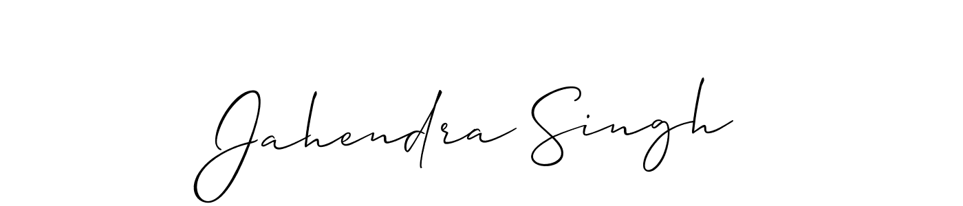 Allison_Script is a professional signature style that is perfect for those who want to add a touch of class to their signature. It is also a great choice for those who want to make their signature more unique. Get Jahendra Singh name to fancy signature for free. Jahendra Singh signature style 2 images and pictures png