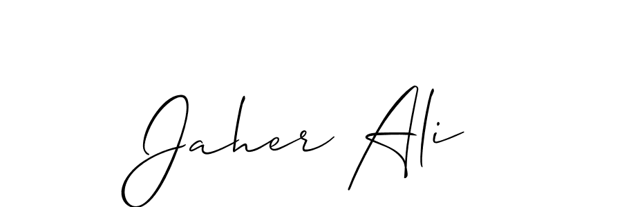 Make a beautiful signature design for name Jaher Ali. Use this online signature maker to create a handwritten signature for free. Jaher Ali signature style 2 images and pictures png
