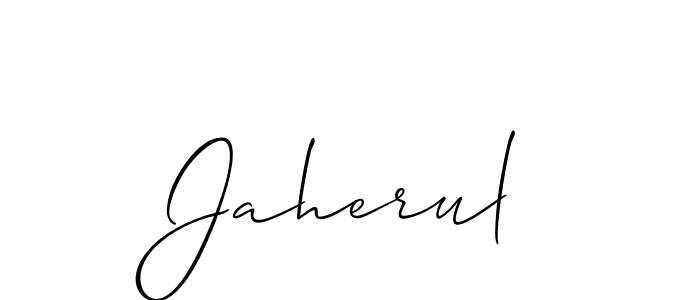 It looks lik you need a new signature style for name Jaherul. Design unique handwritten (Allison_Script) signature with our free signature maker in just a few clicks. Jaherul signature style 2 images and pictures png