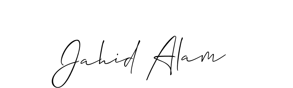 Create a beautiful signature design for name Jahid Alam. With this signature (Allison_Script) fonts, you can make a handwritten signature for free. Jahid Alam signature style 2 images and pictures png