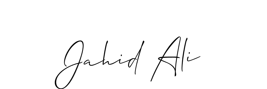 Make a beautiful signature design for name Jahid Ali. Use this online signature maker to create a handwritten signature for free. Jahid Ali signature style 2 images and pictures png
