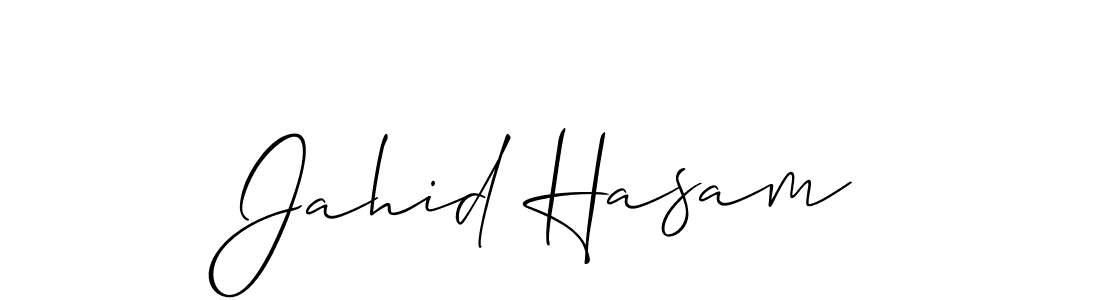 Also You can easily find your signature by using the search form. We will create Jahid Hasam name handwritten signature images for you free of cost using Allison_Script sign style. Jahid Hasam signature style 2 images and pictures png