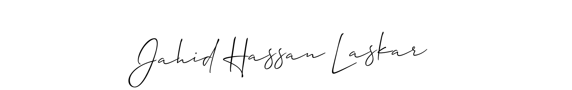 Make a beautiful signature design for name Jahid Hassan Laskar. Use this online signature maker to create a handwritten signature for free. Jahid Hassan Laskar signature style 2 images and pictures png