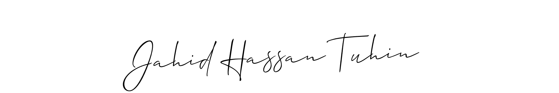 Check out images of Autograph of Jahid Hassan Tuhin name. Actor Jahid Hassan Tuhin Signature Style. Allison_Script is a professional sign style online. Jahid Hassan Tuhin signature style 2 images and pictures png