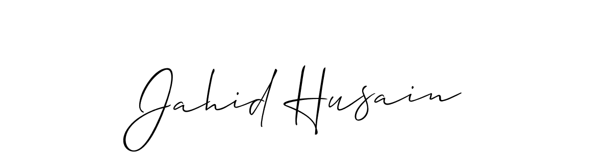 It looks lik you need a new signature style for name Jahid Husain. Design unique handwritten (Allison_Script) signature with our free signature maker in just a few clicks. Jahid Husain signature style 2 images and pictures png