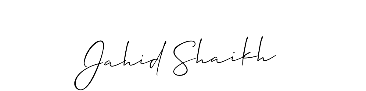 Make a beautiful signature design for name Jahid Shaikh. Use this online signature maker to create a handwritten signature for free. Jahid Shaikh signature style 2 images and pictures png