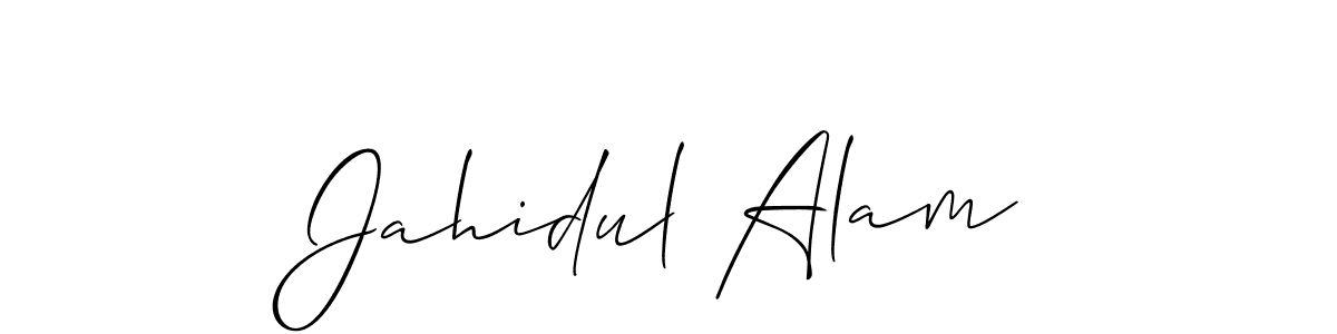 Create a beautiful signature design for name Jahidul Alam. With this signature (Allison_Script) fonts, you can make a handwritten signature for free. Jahidul Alam signature style 2 images and pictures png