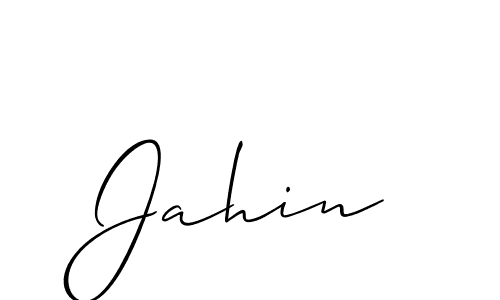 Also You can easily find your signature by using the search form. We will create Jahin name handwritten signature images for you free of cost using Allison_Script sign style. Jahin signature style 2 images and pictures png