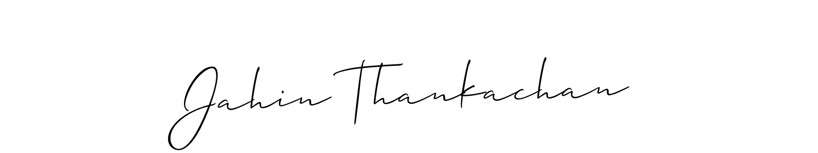 Once you've used our free online signature maker to create your best signature Allison_Script style, it's time to enjoy all of the benefits that Jahin Thankachan name signing documents. Jahin Thankachan signature style 2 images and pictures png