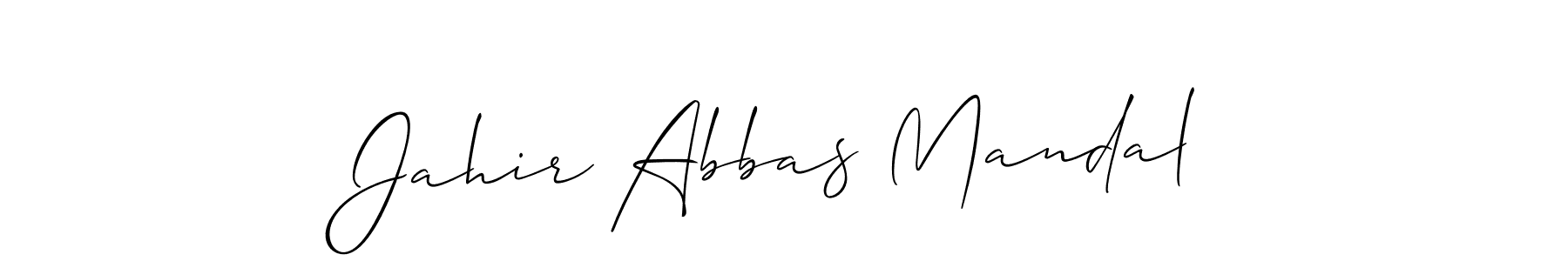 Also You can easily find your signature by using the search form. We will create Jahir Abbas Mandal name handwritten signature images for you free of cost using Allison_Script sign style. Jahir Abbas Mandal signature style 2 images and pictures png