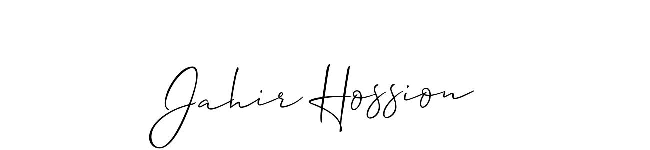 Make a beautiful signature design for name Jahir Hossion. Use this online signature maker to create a handwritten signature for free. Jahir Hossion signature style 2 images and pictures png