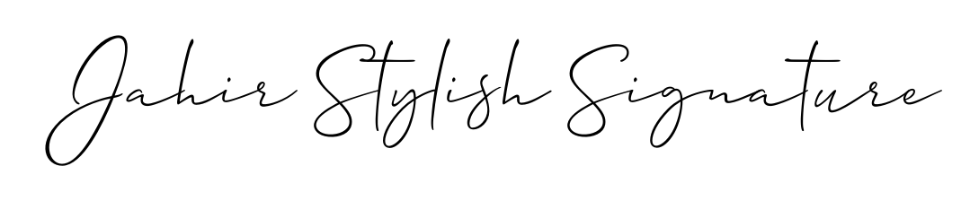 Enhance your business communications with Jahir Stylish Signature signature in Allison_Script lettering. Clean, modern, and universally compatible. Jahir Stylish Signature signature style 2 images and pictures png