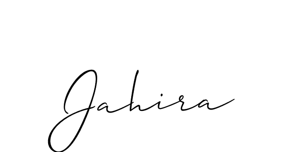 How to make Jahira name signature. Use Allison_Script style for creating short signs online. This is the latest handwritten sign. Jahira signature style 2 images and pictures png