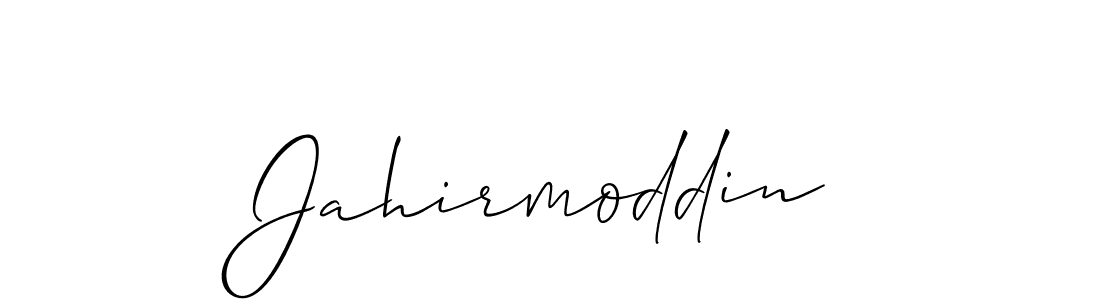 Make a beautiful signature design for name Jahirmoddin. With this signature (Allison_Script) style, you can create a handwritten signature for free. Jahirmoddin signature style 2 images and pictures png