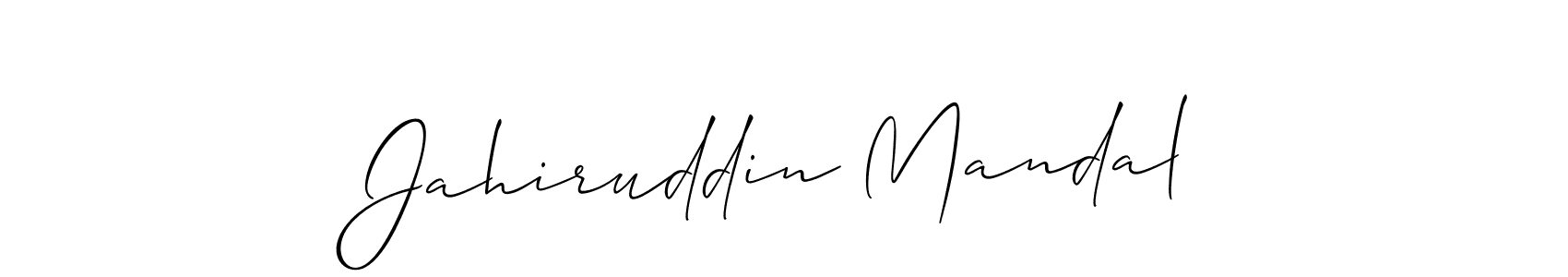 Also we have Jahiruddin Mandal name is the best signature style. Create professional handwritten signature collection using Allison_Script autograph style. Jahiruddin Mandal signature style 2 images and pictures png