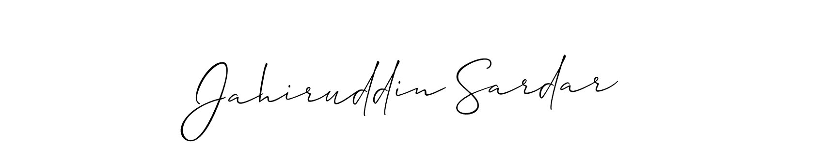 The best way (Allison_Script) to make a short signature is to pick only two or three words in your name. The name Jahiruddin Sardar include a total of six letters. For converting this name. Jahiruddin Sardar signature style 2 images and pictures png