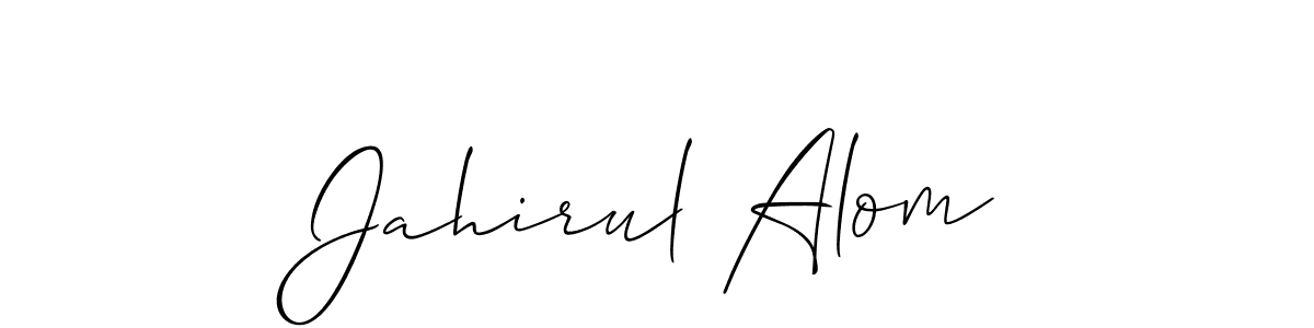 Allison_Script is a professional signature style that is perfect for those who want to add a touch of class to their signature. It is also a great choice for those who want to make their signature more unique. Get Jahirul Alom name to fancy signature for free. Jahirul Alom signature style 2 images and pictures png
