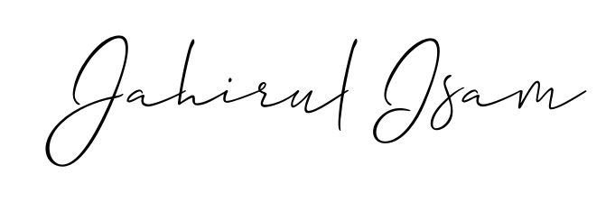 Make a beautiful signature design for name Jahirul Isam. Use this online signature maker to create a handwritten signature for free. Jahirul Isam signature style 2 images and pictures png
