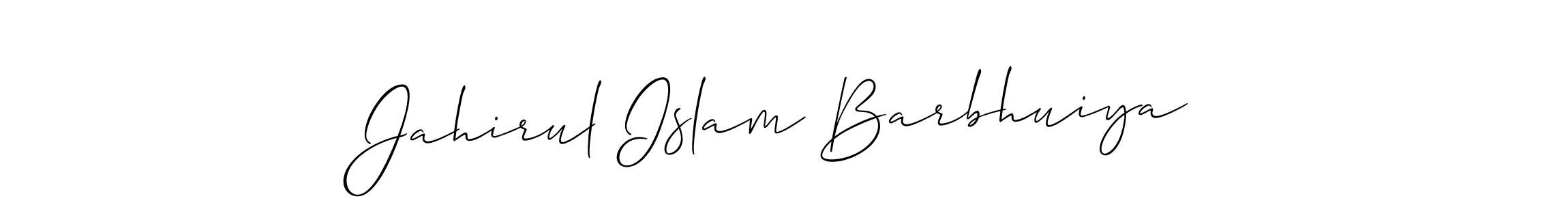 Design your own signature with our free online signature maker. With this signature software, you can create a handwritten (Allison_Script) signature for name Jahirul Islam Barbhuiya. Jahirul Islam Barbhuiya signature style 2 images and pictures png