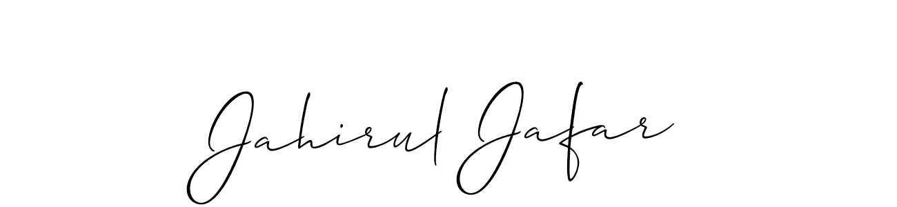 Also You can easily find your signature by using the search form. We will create Jahirul Jafar name handwritten signature images for you free of cost using Allison_Script sign style. Jahirul Jafar signature style 2 images and pictures png