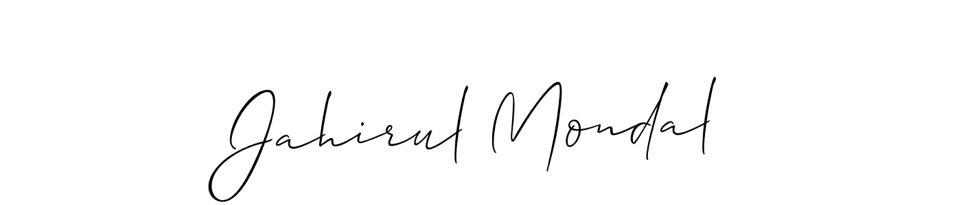 You should practise on your own different ways (Allison_Script) to write your name (Jahirul Mondal) in signature. don't let someone else do it for you. Jahirul Mondal signature style 2 images and pictures png