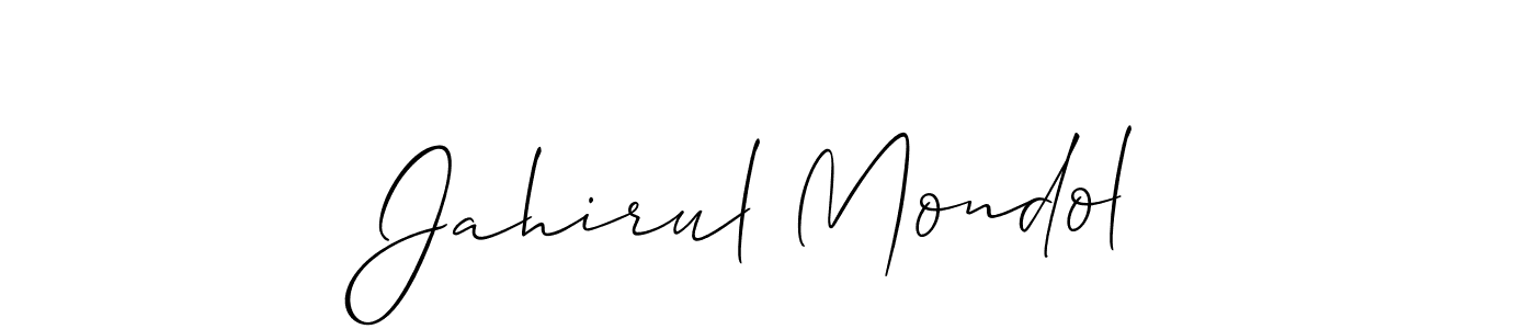 Jahirul Mondol stylish signature style. Best Handwritten Sign (Allison_Script) for my name. Handwritten Signature Collection Ideas for my name Jahirul Mondol. Jahirul Mondol signature style 2 images and pictures png