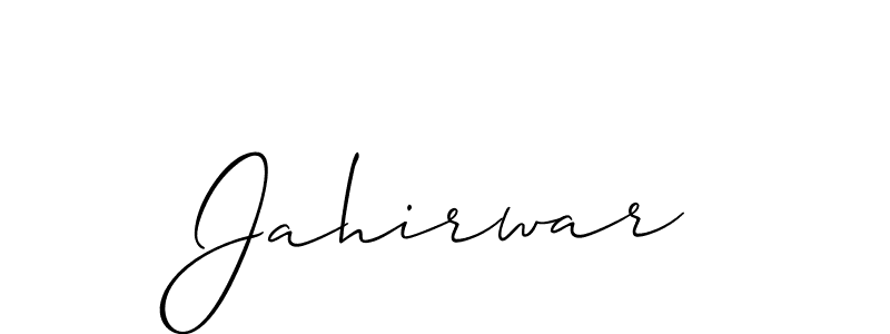 Once you've used our free online signature maker to create your best signature Allison_Script style, it's time to enjoy all of the benefits that Jahirwar name signing documents. Jahirwar signature style 2 images and pictures png