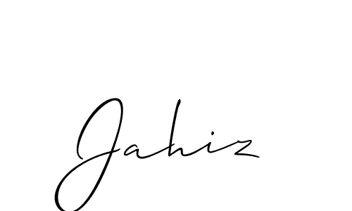 if you are searching for the best signature style for your name Jahiz. so please give up your signature search. here we have designed multiple signature styles  using Allison_Script. Jahiz signature style 2 images and pictures png