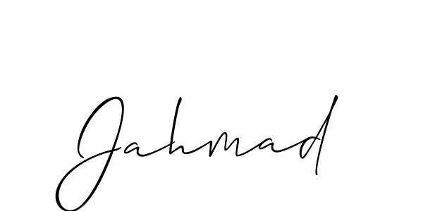You can use this online signature creator to create a handwritten signature for the name Jahmad. This is the best online autograph maker. Jahmad signature style 2 images and pictures png
