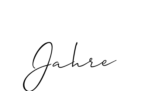 Allison_Script is a professional signature style that is perfect for those who want to add a touch of class to their signature. It is also a great choice for those who want to make their signature more unique. Get Jahre name to fancy signature for free. Jahre signature style 2 images and pictures png