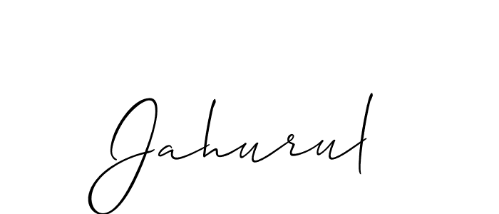 Make a beautiful signature design for name Jahurul. With this signature (Allison_Script) style, you can create a handwritten signature for free. Jahurul signature style 2 images and pictures png
