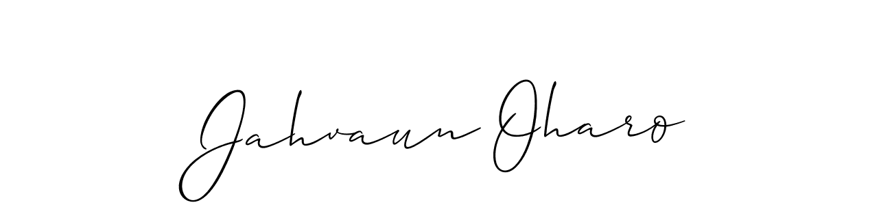 How to Draw Jahvaun Oharo signature style? Allison_Script is a latest design signature styles for name Jahvaun Oharo. Jahvaun Oharo signature style 2 images and pictures png
