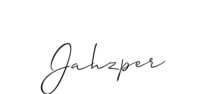 It looks lik you need a new signature style for name Jahzper. Design unique handwritten (Allison_Script) signature with our free signature maker in just a few clicks. Jahzper signature style 2 images and pictures png