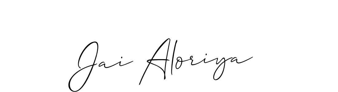 Once you've used our free online signature maker to create your best signature Allison_Script style, it's time to enjoy all of the benefits that Jai Aloriya name signing documents. Jai Aloriya signature style 2 images and pictures png