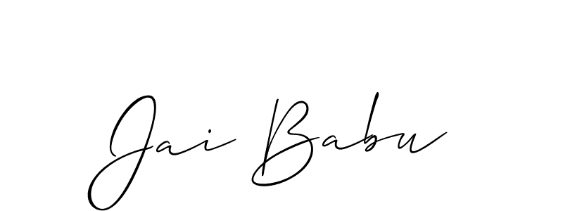 Best and Professional Signature Style for Jai Babu. Allison_Script Best Signature Style Collection. Jai Babu signature style 2 images and pictures png