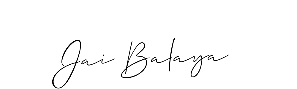 Once you've used our free online signature maker to create your best signature Allison_Script style, it's time to enjoy all of the benefits that Jai Balaya name signing documents. Jai Balaya signature style 2 images and pictures png