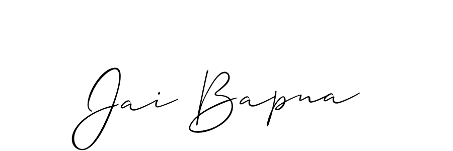 Make a beautiful signature design for name Jai Bapna. Use this online signature maker to create a handwritten signature for free. Jai Bapna signature style 2 images and pictures png