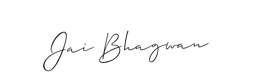 It looks lik you need a new signature style for name Jai Bhagwan. Design unique handwritten (Allison_Script) signature with our free signature maker in just a few clicks. Jai Bhagwan signature style 2 images and pictures png