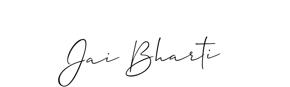 Once you've used our free online signature maker to create your best signature Allison_Script style, it's time to enjoy all of the benefits that Jai Bharti name signing documents. Jai Bharti signature style 2 images and pictures png