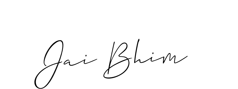 You should practise on your own different ways (Allison_Script) to write your name (Jai Bhim) in signature. don't let someone else do it for you. Jai Bhim signature style 2 images and pictures png