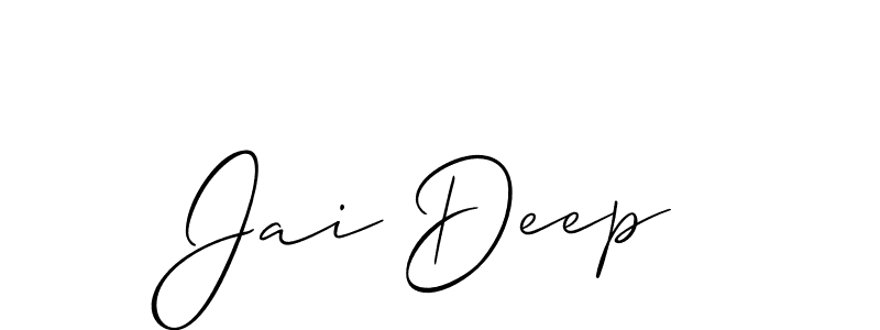 You can use this online signature creator to create a handwritten signature for the name Jai Deep. This is the best online autograph maker. Jai Deep signature style 2 images and pictures png