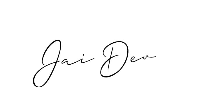 Here are the top 10 professional signature styles for the name Jai Dev. These are the best autograph styles you can use for your name. Jai Dev signature style 2 images and pictures png