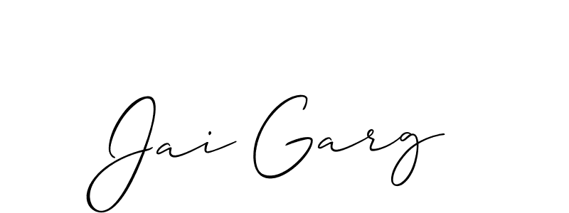 This is the best signature style for the Jai Garg name. Also you like these signature font (Allison_Script). Mix name signature. Jai Garg signature style 2 images and pictures png